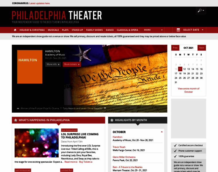 Philadelphia-theater.com thumbnail