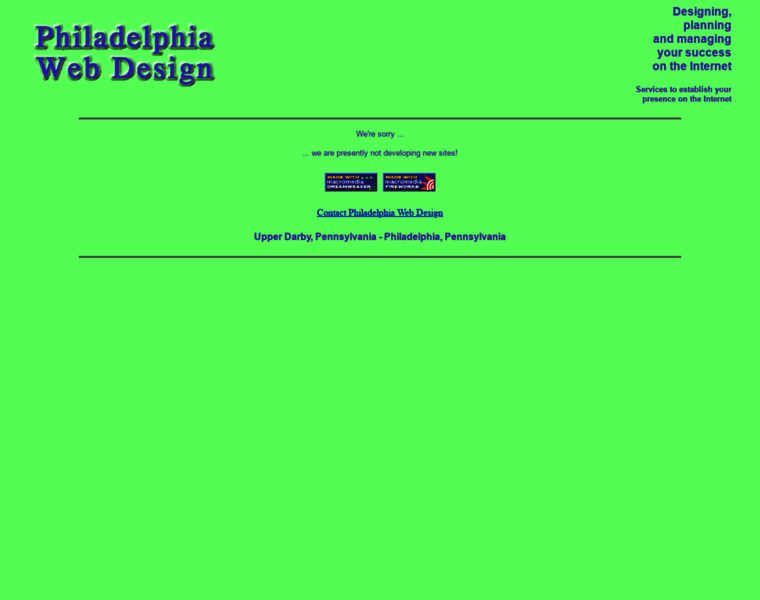 Philadelphia-webdesign.com thumbnail