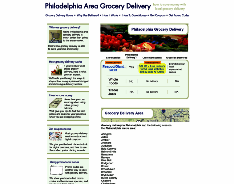 Philadelphiagrocerydelivery.com thumbnail