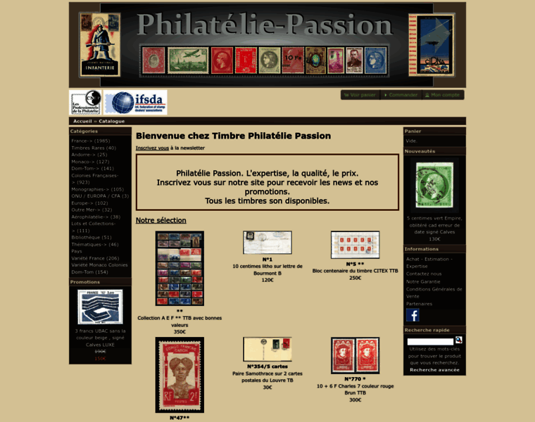 Philatelie-passion.com thumbnail