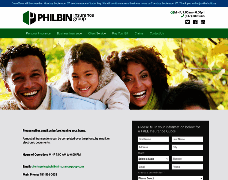 Philbininsurancegroup.com thumbnail