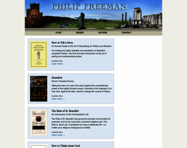 Philipfreemanbooks.com thumbnail