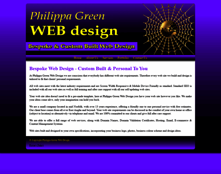 Philippagreenwebdesign.co.uk thumbnail