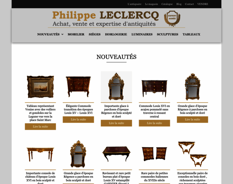 Philippeleclercqantiquites.fr thumbnail