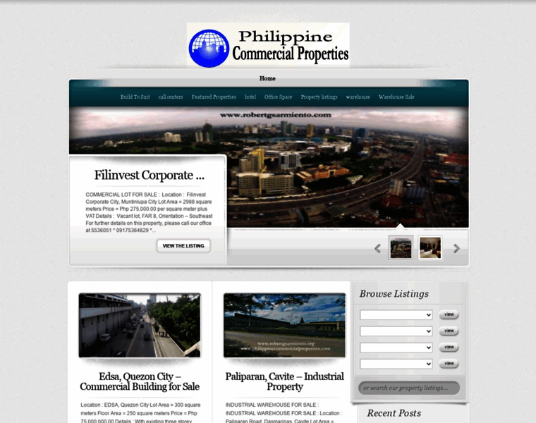 Philippinecommercialproperties.com thumbnail