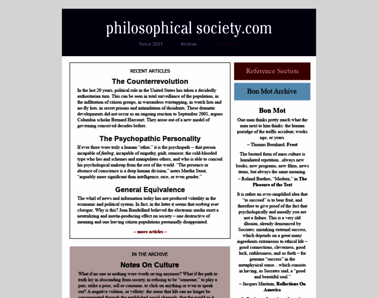 Philosophicalsociety.com thumbnail