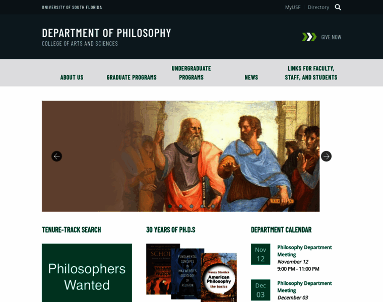 Philosophy.usf.edu thumbnail