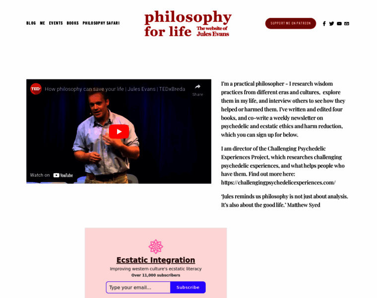Philosophyforlife.org thumbnail