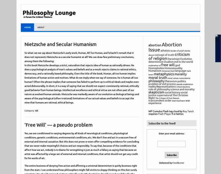 Philosophylounge.com thumbnail