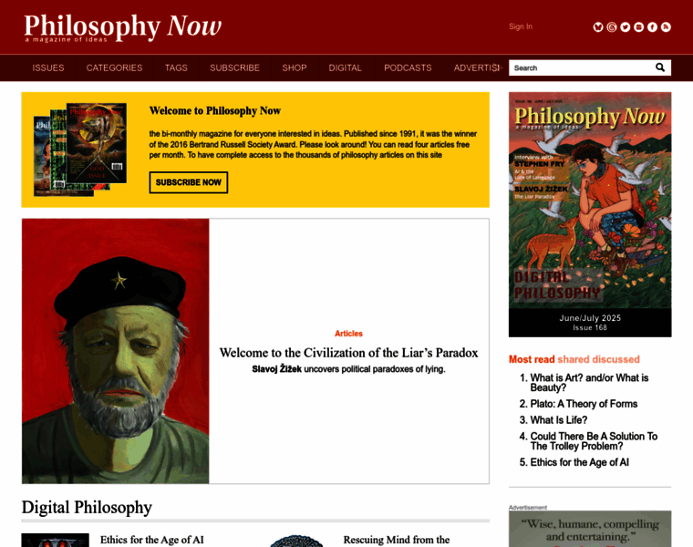 Philosophynow.org thumbnail Philosophynow.org thumbnail
