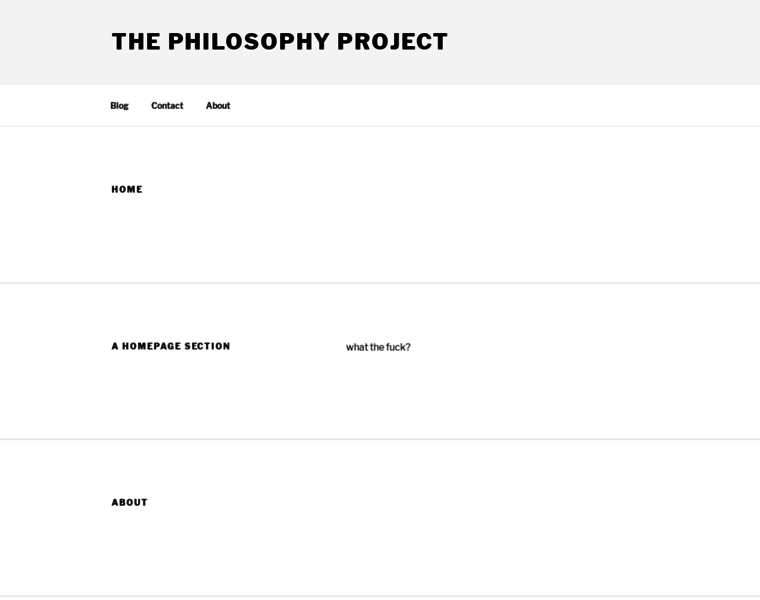 Philosophyproject.org thumbnail