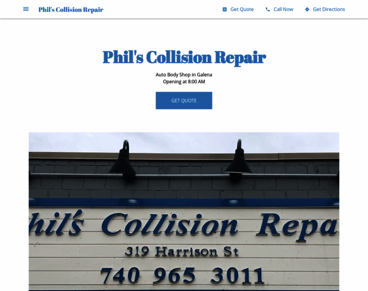 Philscollisionrepair.com thumbnail