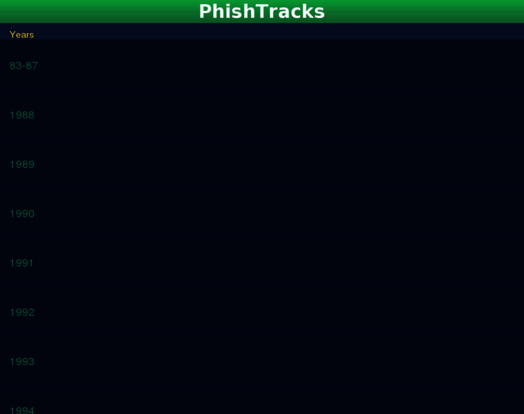 Phishtracks.com thumbnail Phishtracks.com thumbnail