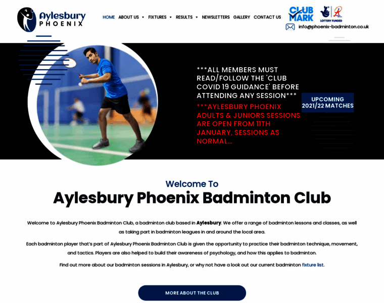 Phoenix-badminton.co.uk thumbnail