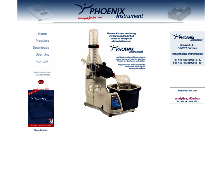 Phoenix-instrument.de thumbnail