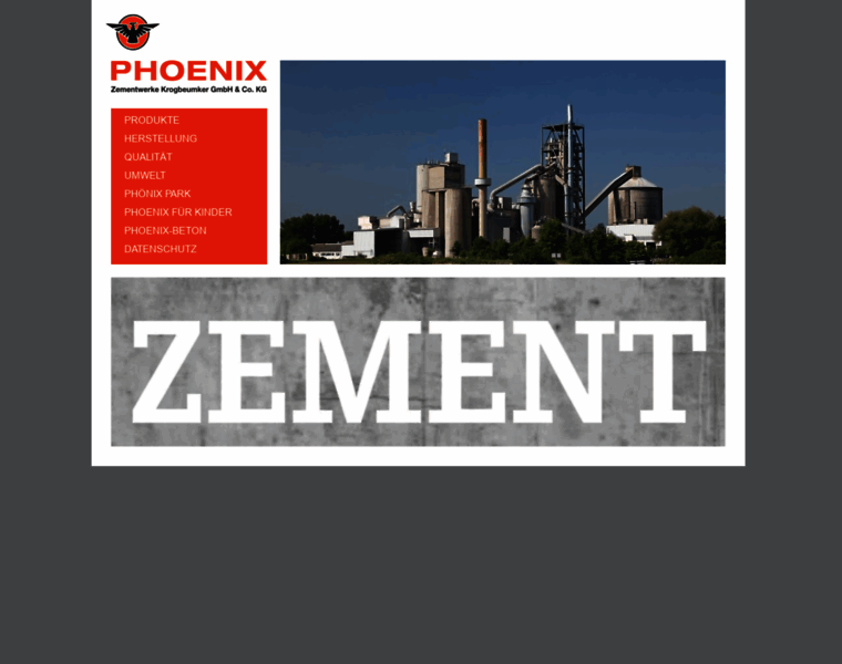 Phoenix-zement.de thumbnail