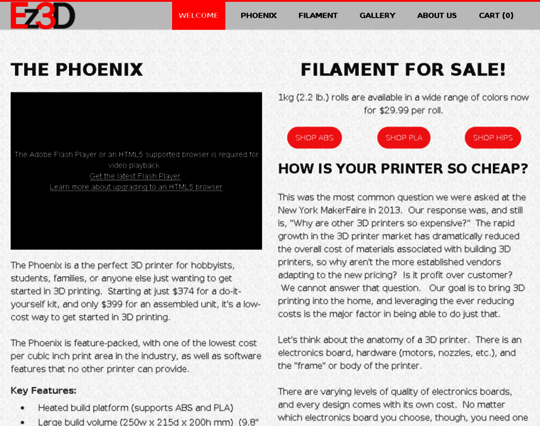 Phoenix3dprinter.com thumbnail