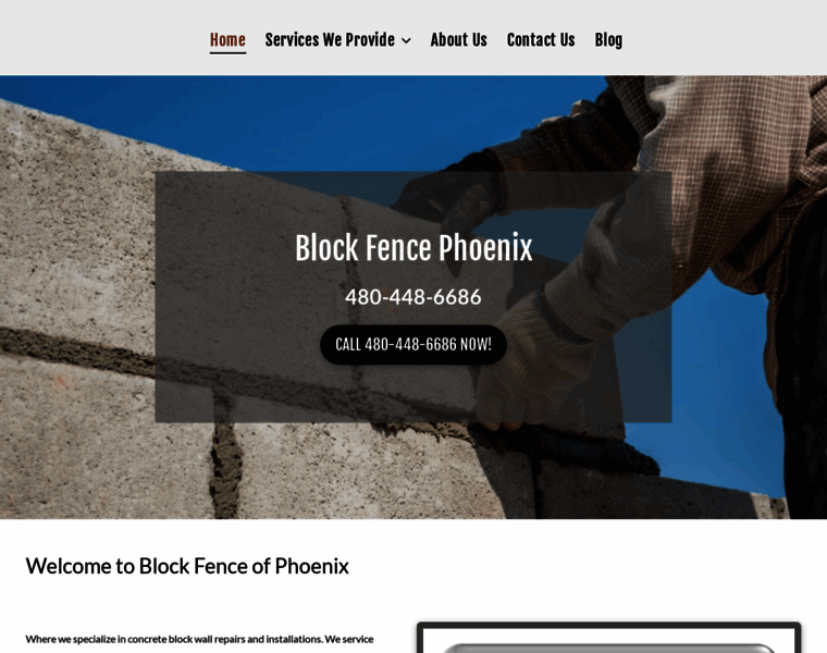Phoenixblockfence.com thumbnail