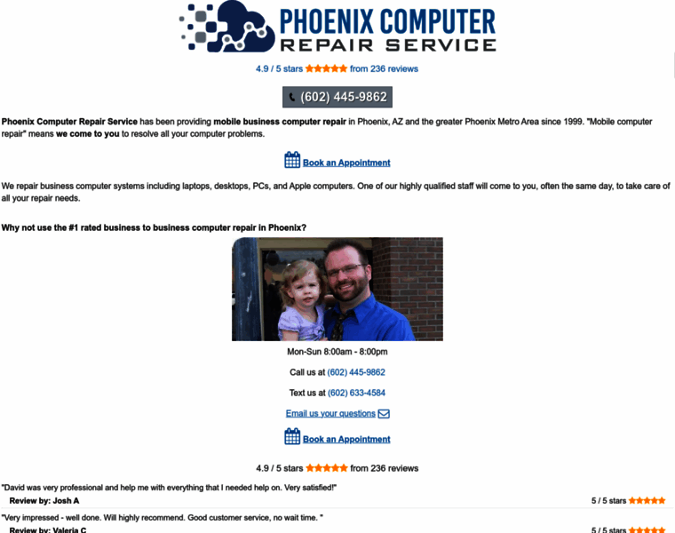 Phoenixcomputerrepairservice.net thumbnail