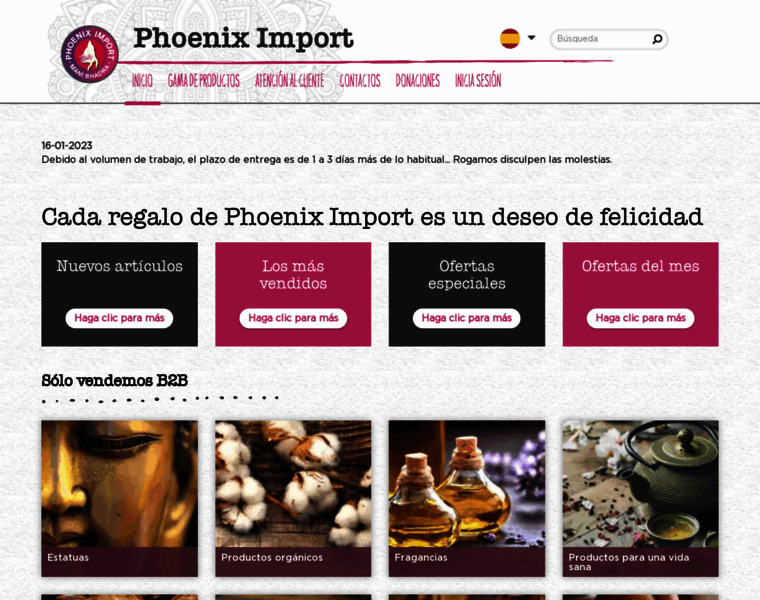 Phoeniximport.es thumbnail