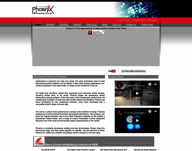 Phoenixphotonics.com thumbnail