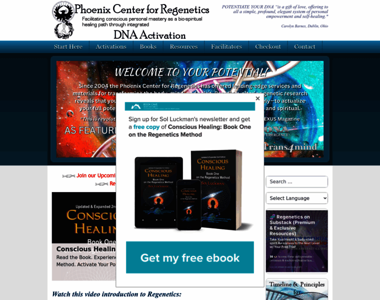 Phoenixregenetics.org thumbnail