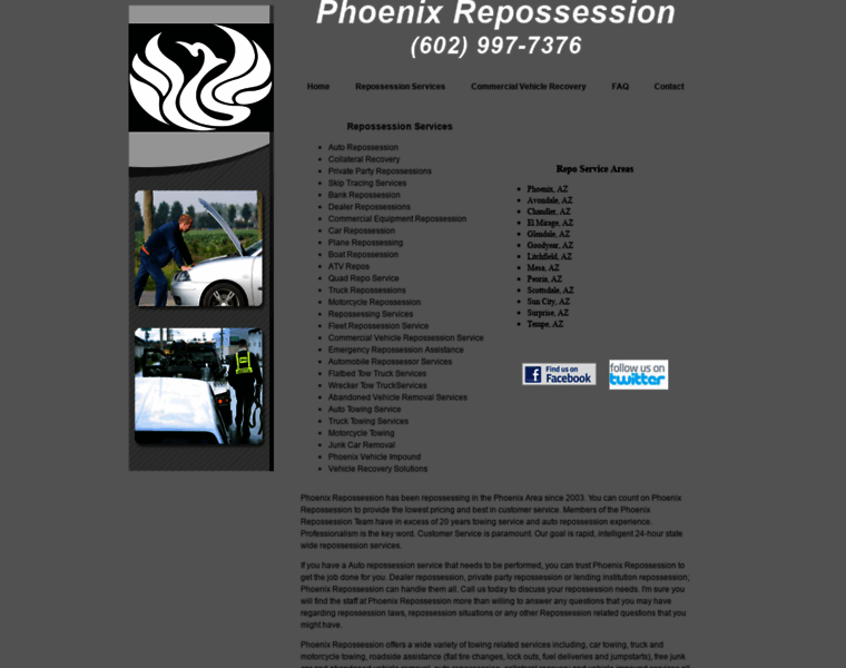 Phoenixrepossession.com thumbnail