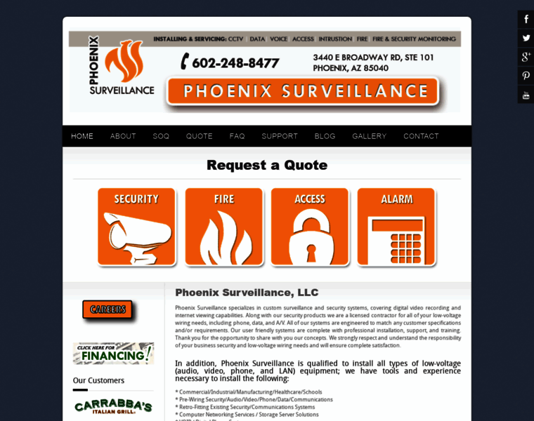 Phoenixsurveillance.com thumbnail