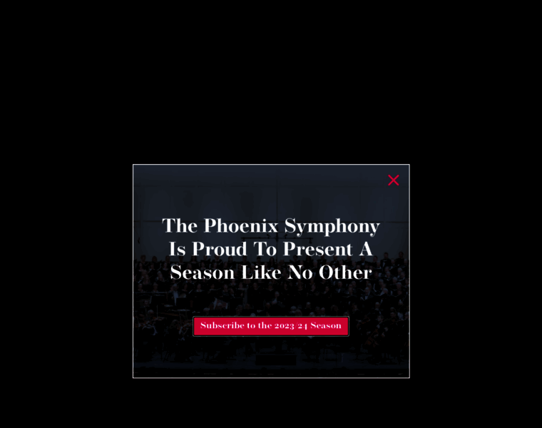 Phoenixsymphony.com thumbnail