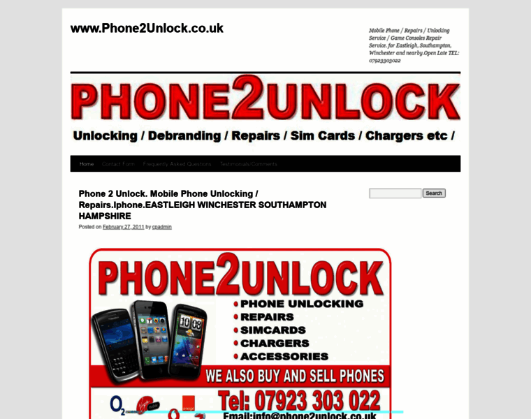 Phone2unlock.co.uk thumbnail