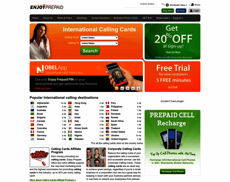 Phonecardscentral.com thumbnail