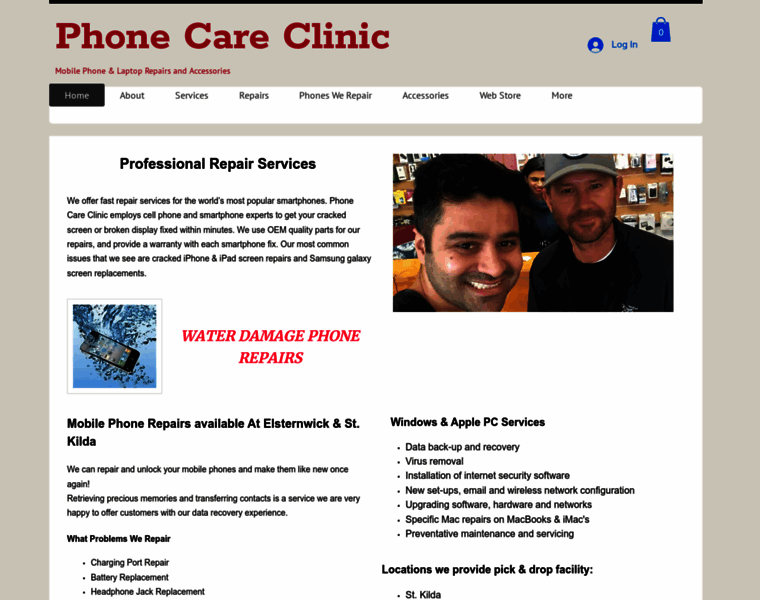 Phonecareclinic.com thumbnail