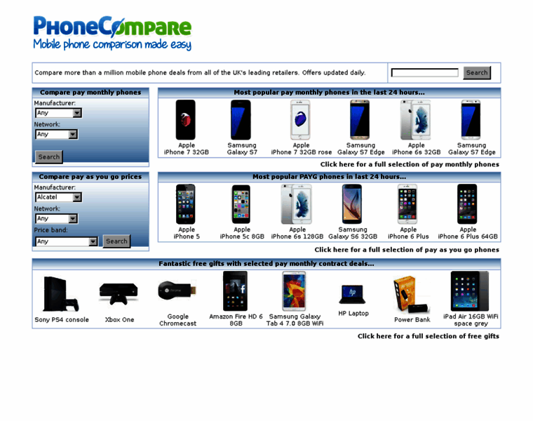 Phonecompare.co.uk thumbnail