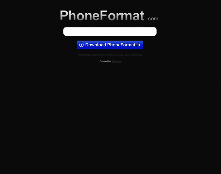 Phoneformat.com thumbnail