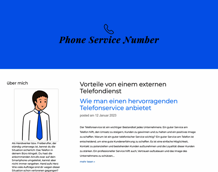 Phoneservicenumber.com thumbnail