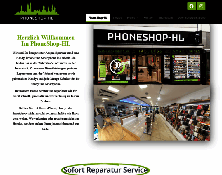Phoneshop-hl.de thumbnail
