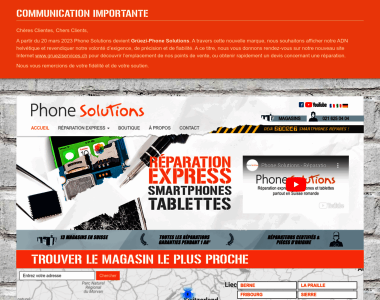 Phonesolutions.ch thumbnail