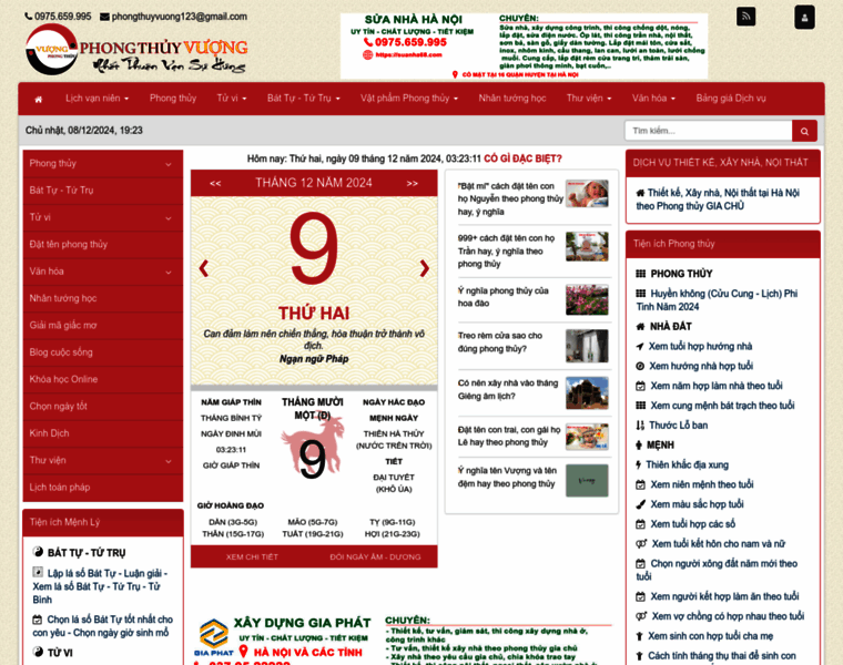 Phongthuyvuong.net thumbnail Phongthuyvuong.net thumbnail