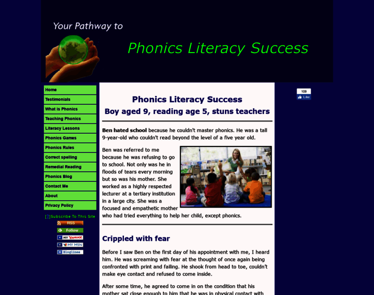 Phonics-literacy.com thumbnail