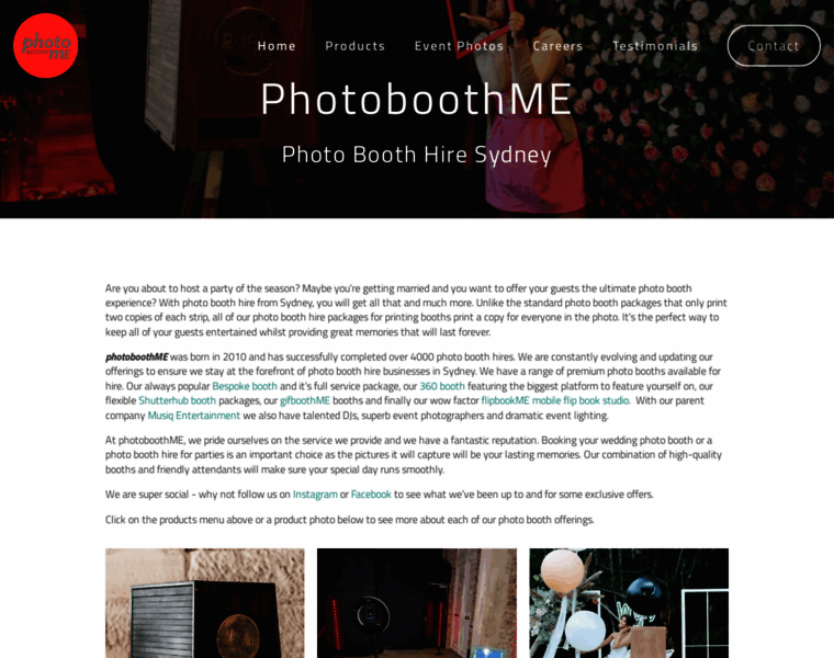 Photoboothme.com.au thumbnail
