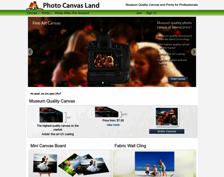 Photocanvasland.com thumbnail