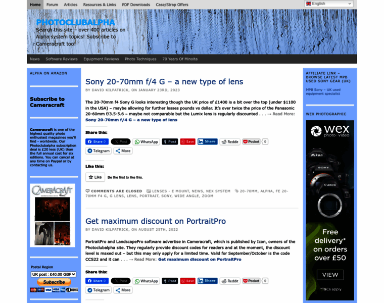 Photoclubalpha.com thumbnail