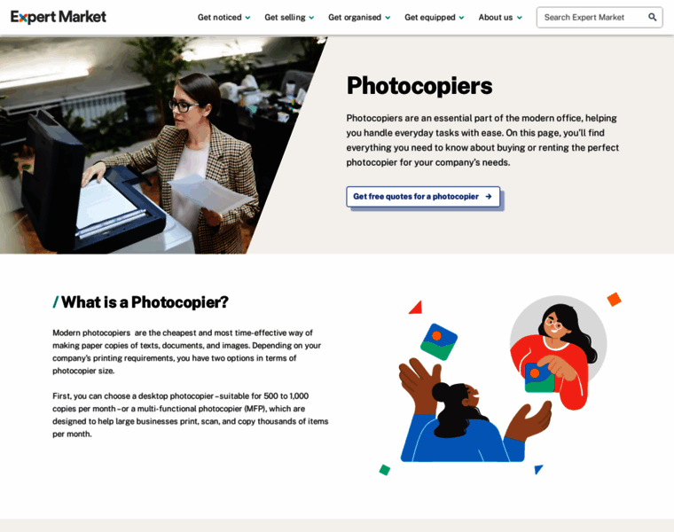 Photocopiers.expertmarket.co.uk thumbnail