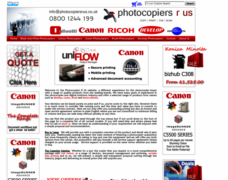 Photocopiersrus.co.uk thumbnail