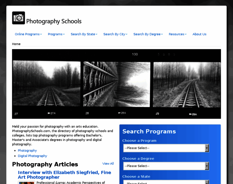 Photographyschools.com thumbnail