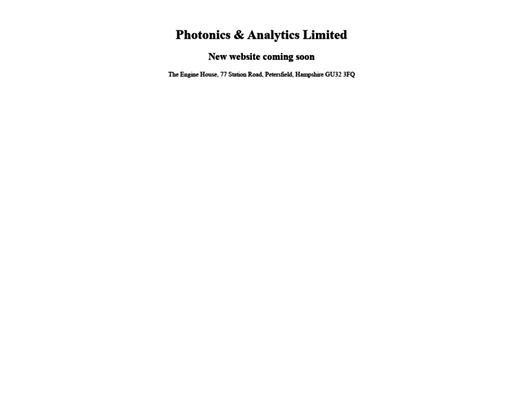 Photonics-analytics.com thumbnail