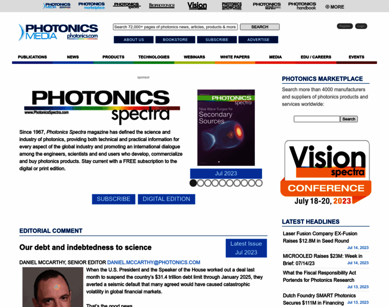 Photonicsspectra.com thumbnail