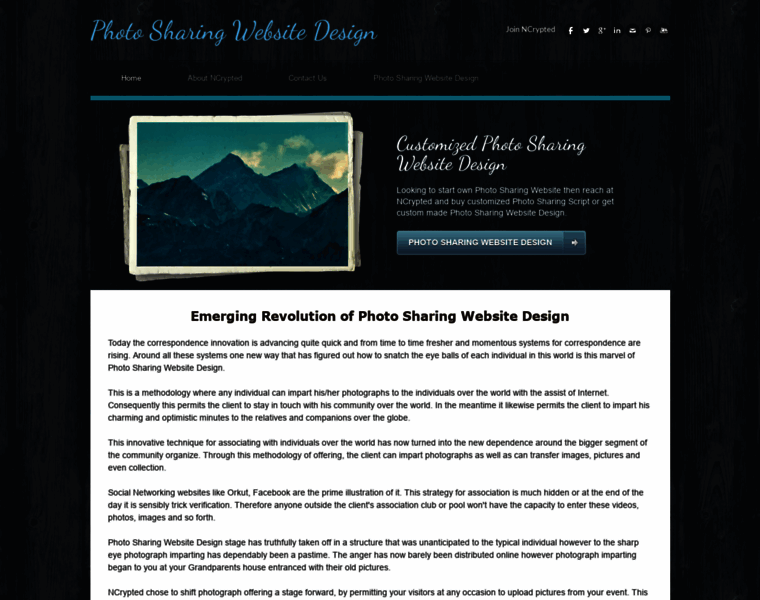 Photosharingwebsitedesign.weebly.com thumbnail