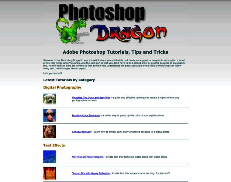 Photoshop-dragon.com thumbnail