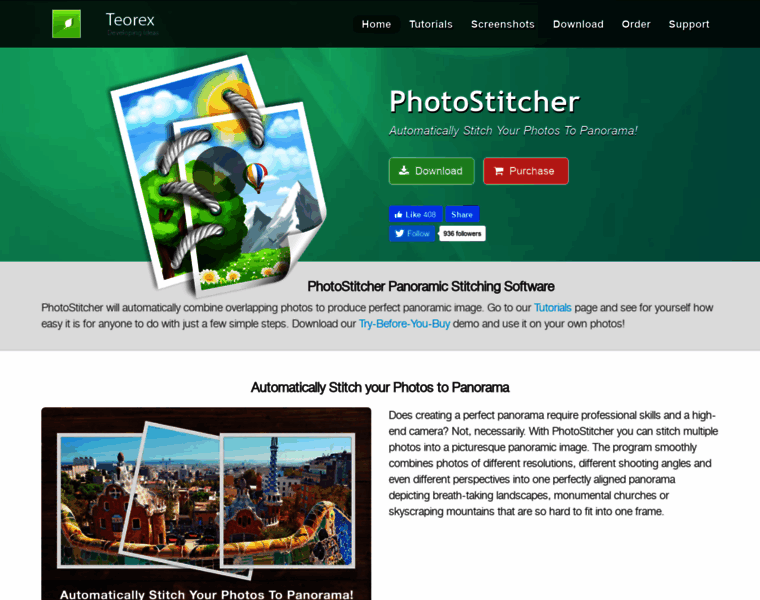 Photostitcher.com thumbnail